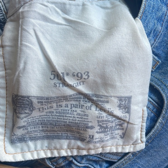 501 93 STRAIGHT FIT MEN'S JEANS/PATCH - Picture 8 of 9